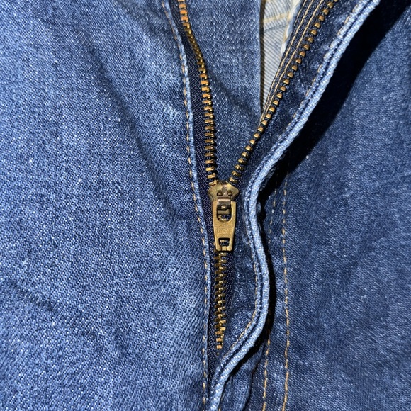 Vintage 80’s Levi’s 505 Orange Tab Denim Jeans Made in USA Size 34x32 - Picture 7 of 9